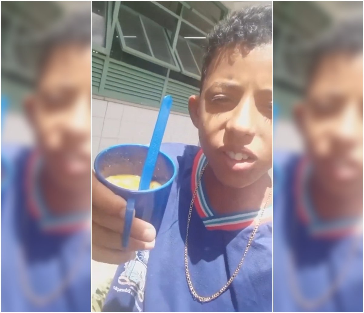 Cara de Cachorro: menino que viralizou ao reclamar de sopa em escola vira celebridade em Feira de Santana; 