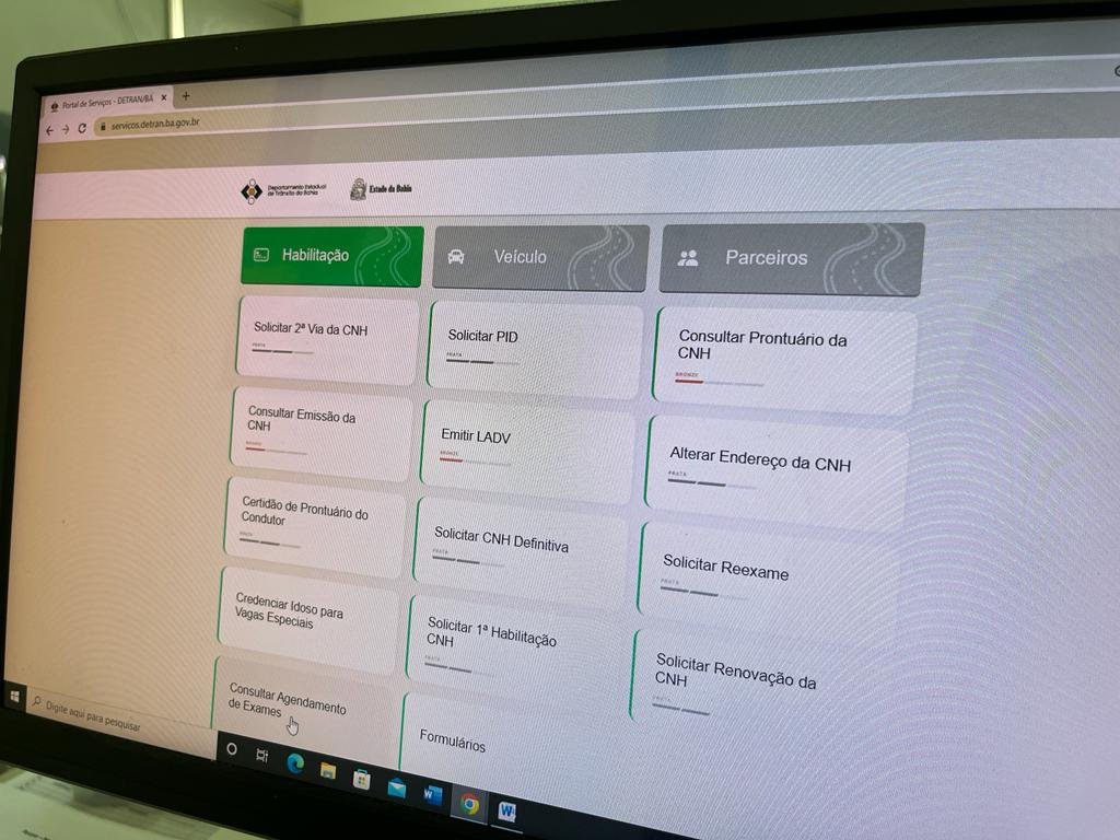 Detran-BA disponibiliza consulta online para exames da primeira habilitação; saiba como consultar