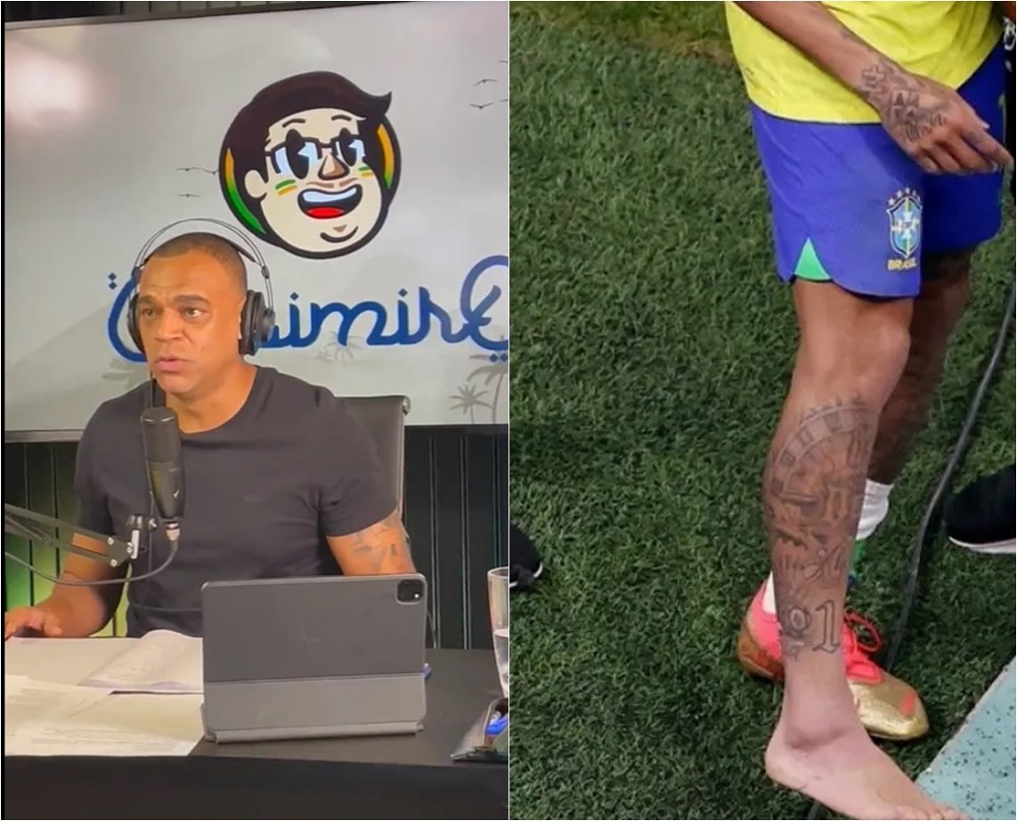 Neymar e Danilo podem não jogar mais na Copa por conta de lesões, diz Denilson em live de Casimiro 