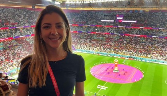 Jornalista do SBT, Domitila Becker é hostilizada por torcedores iranianos em estádio