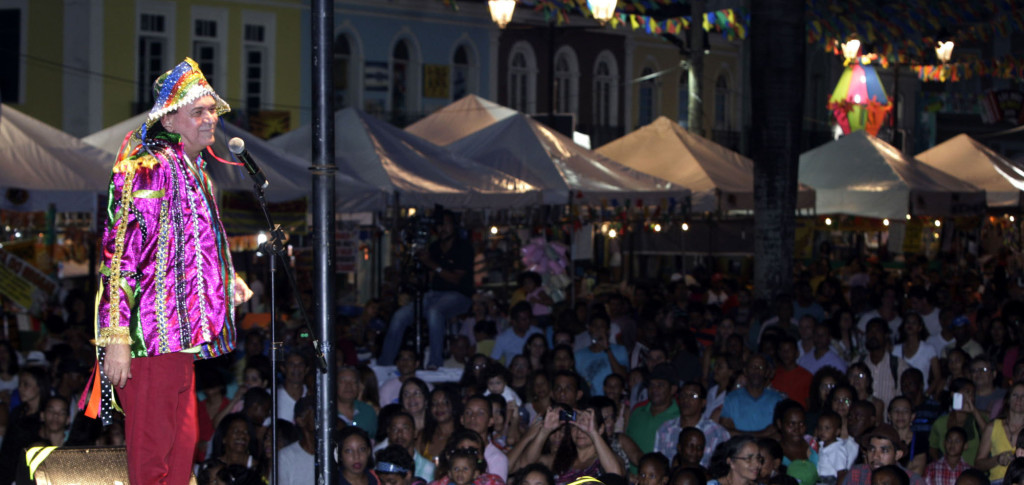 Val Macambira animou o Terreiro de Jesus nesta segunda-feira