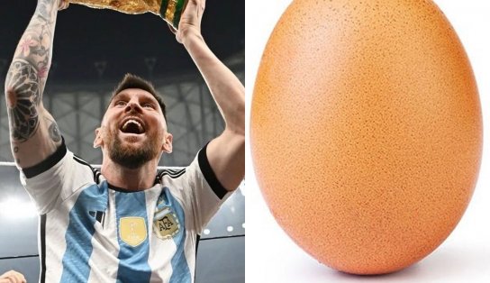 Passou o ovo! Messi tem perfil com foto mais curtida em rede social; confira 