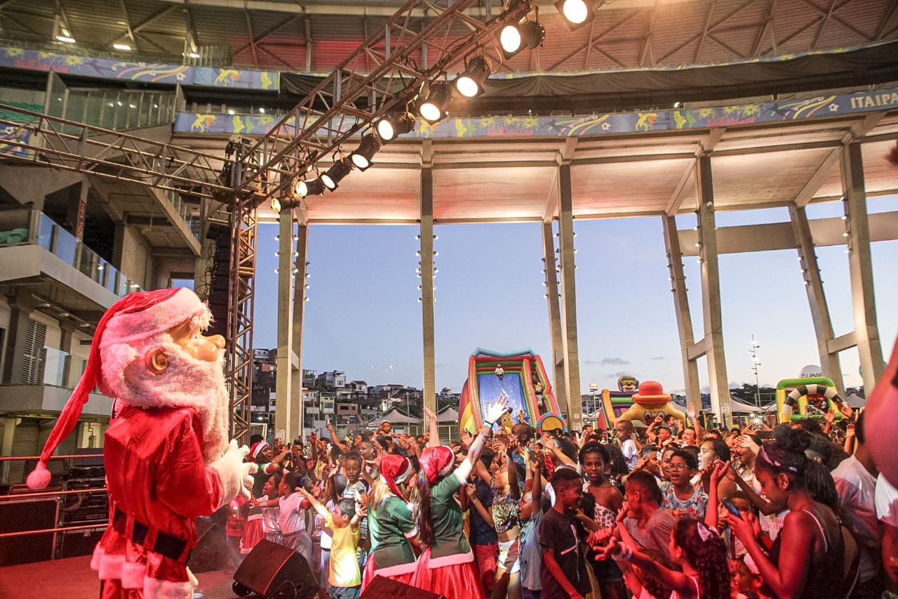 Evento beneficente de natal acontece na Arena Fonte Nova nesta quinta-feira