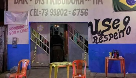 Atentado em bar deixa dois mortos na Bahia; mulher foi vítima de bala perdida 