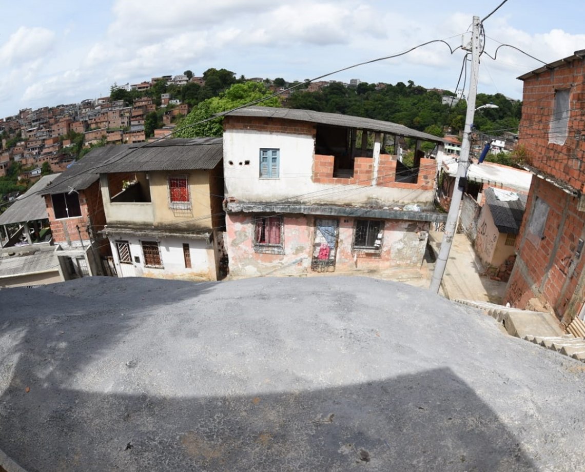 Quatro geomantas são entregues no bairro de Castelo Branco