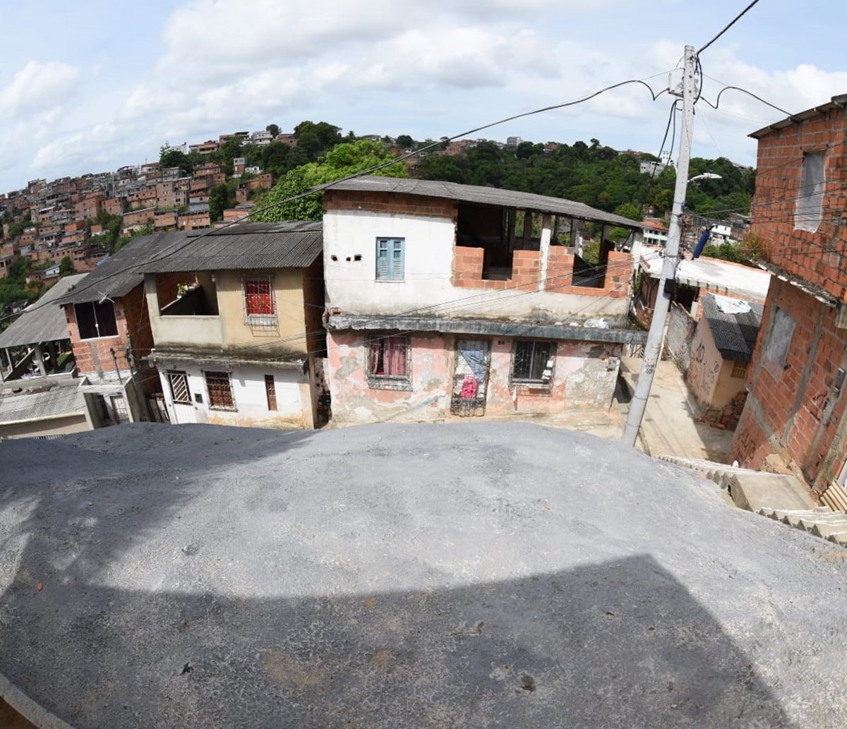 Quatro geomantas são entregues no bairro de Castelo Branco