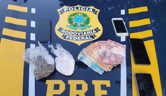 Com drogas no porta-malas, trio é detido pela PRF no interior do estado