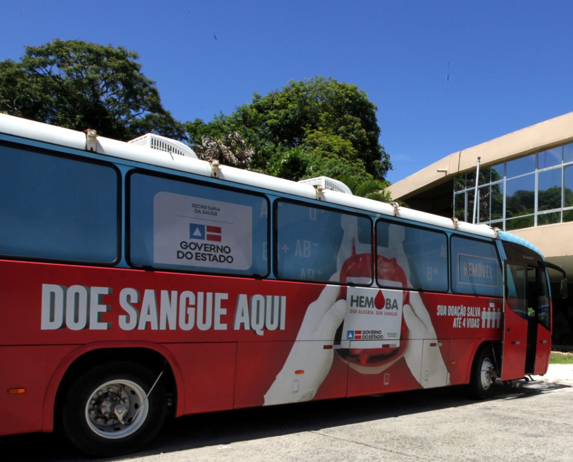 Hemóvel estaciona em shopping de Salvador a partir de segunda-feira