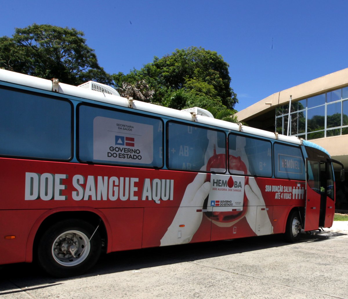 Hemóvel estaciona em shopping de Salvador a partir de segunda-feira