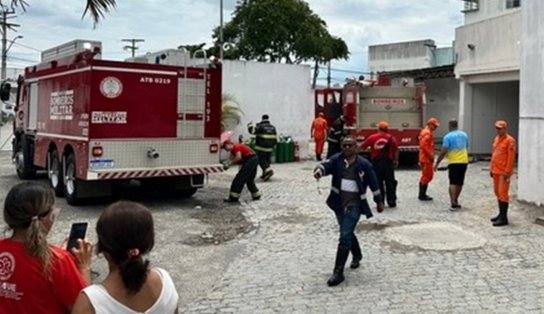 Alojamento feminino da base do Samu é atingido por incêndio em Feira de Santana 