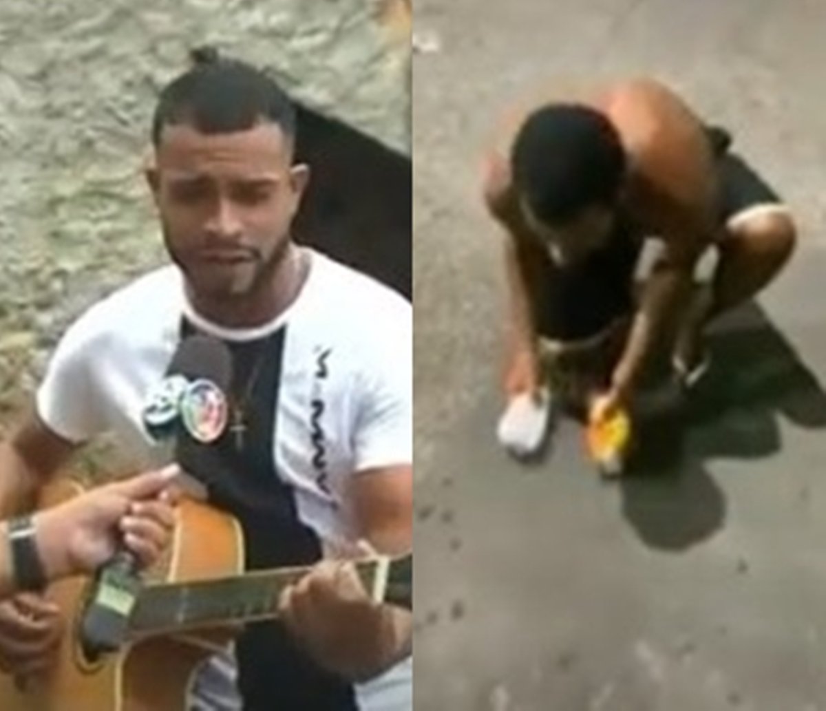 Ex-morador de rua se reestabelece com ajuda de ídolo e volta a ser músico em Salvador 