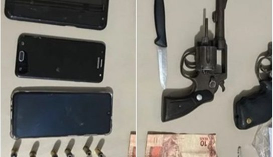 Armas de fogo, drogas e munições são apreendidas em cinco municípios do interior baiano 