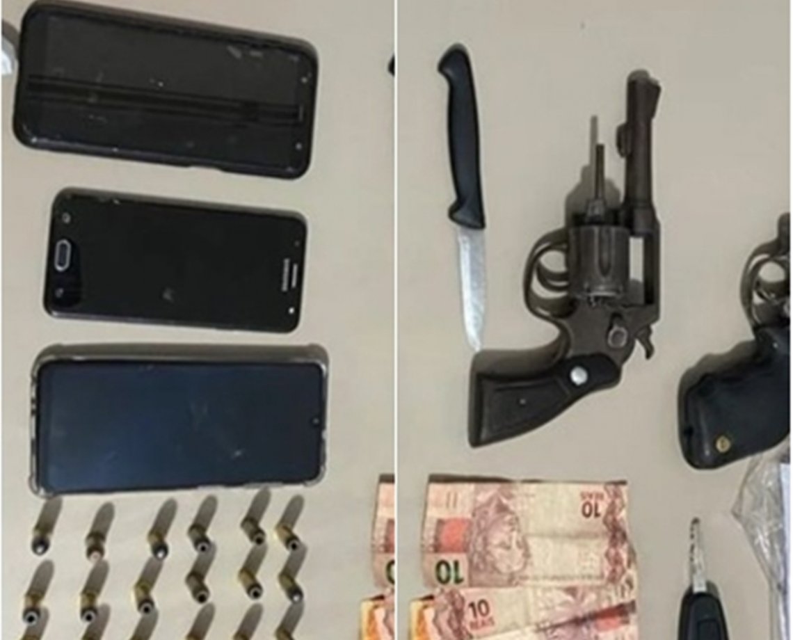 Armas de fogo, drogas e munições são apreendidas em cinco municípios do interior baiano 