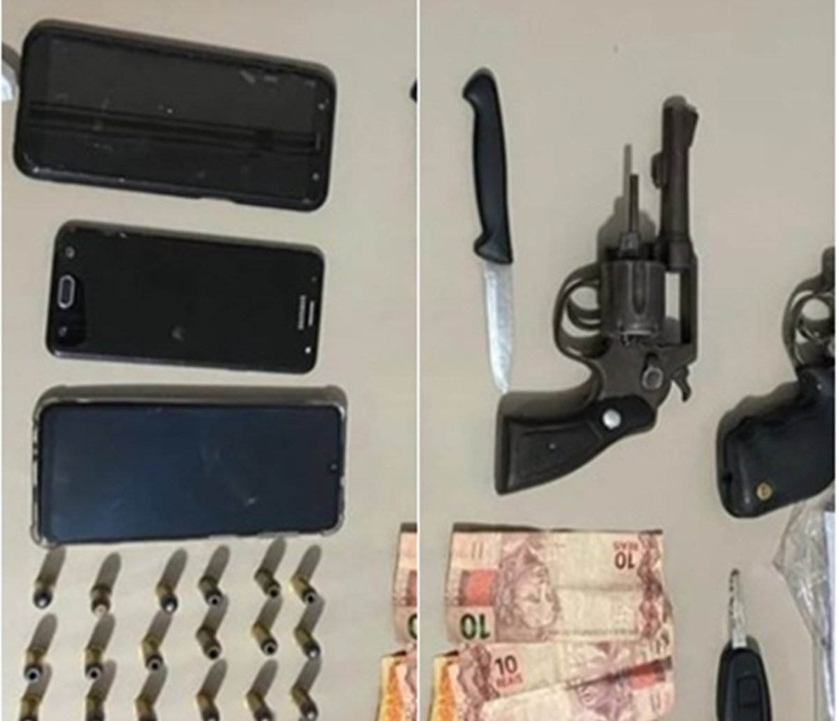 Armas de fogo, drogas e munições são apreendidas em cinco municípios do interior baiano 