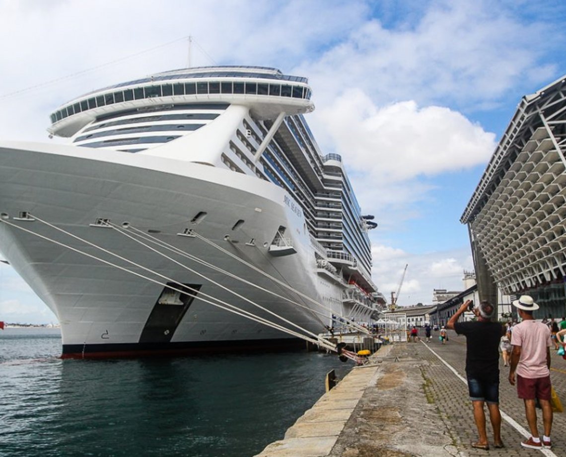 Porto de Salvador se prepara para receber mais de 21 mil turistas em sete dias, confira detalhes 