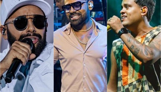 Haja sofrência! Pablo, Thiago Aquino e Unha Pintada estarão juntos em trio elétrico no Carnaval de Salvador