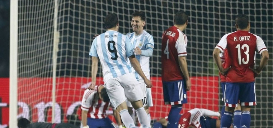 Messi dá show, Argentina atropela Paraguai e vai à final da Copa América