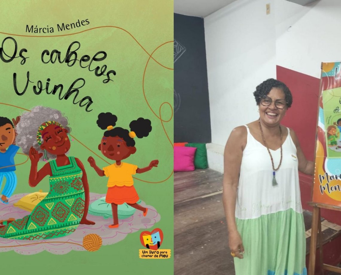 Escritora baiana dá vida a Voinha e une amor pelos livros e pelos netos