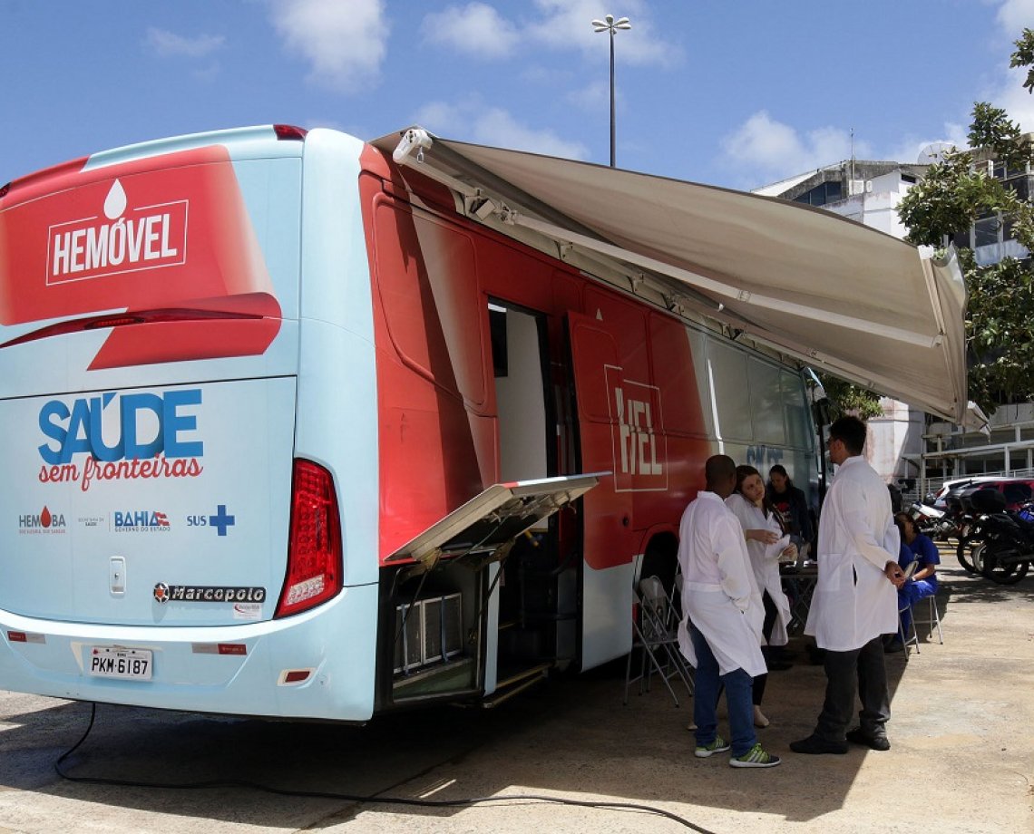 Hospital da Mulher recebe Hemóvel para coleta de sangue e cadastro de medula óssea