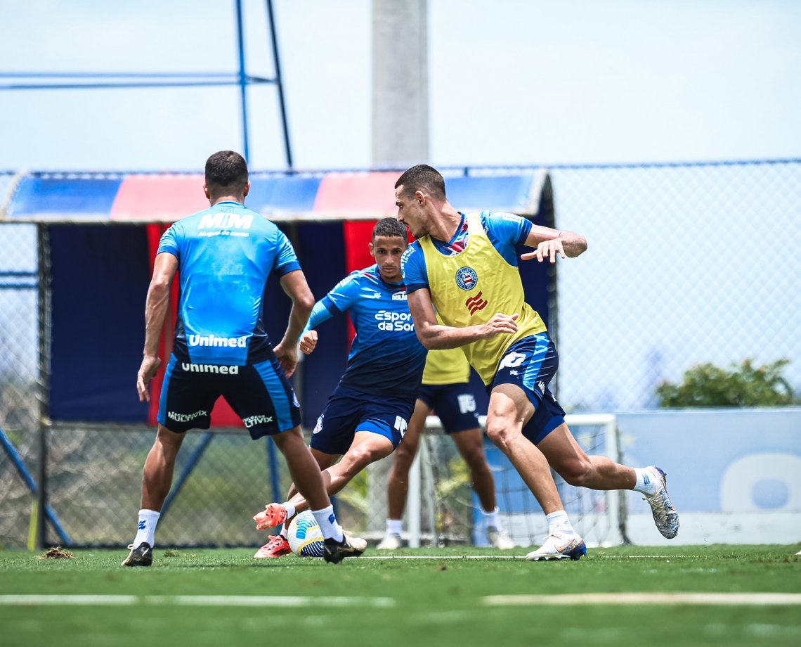 Bahia se reapresenta no CT Evaristo de Macedo e inicia treinos visando o Palmeiras