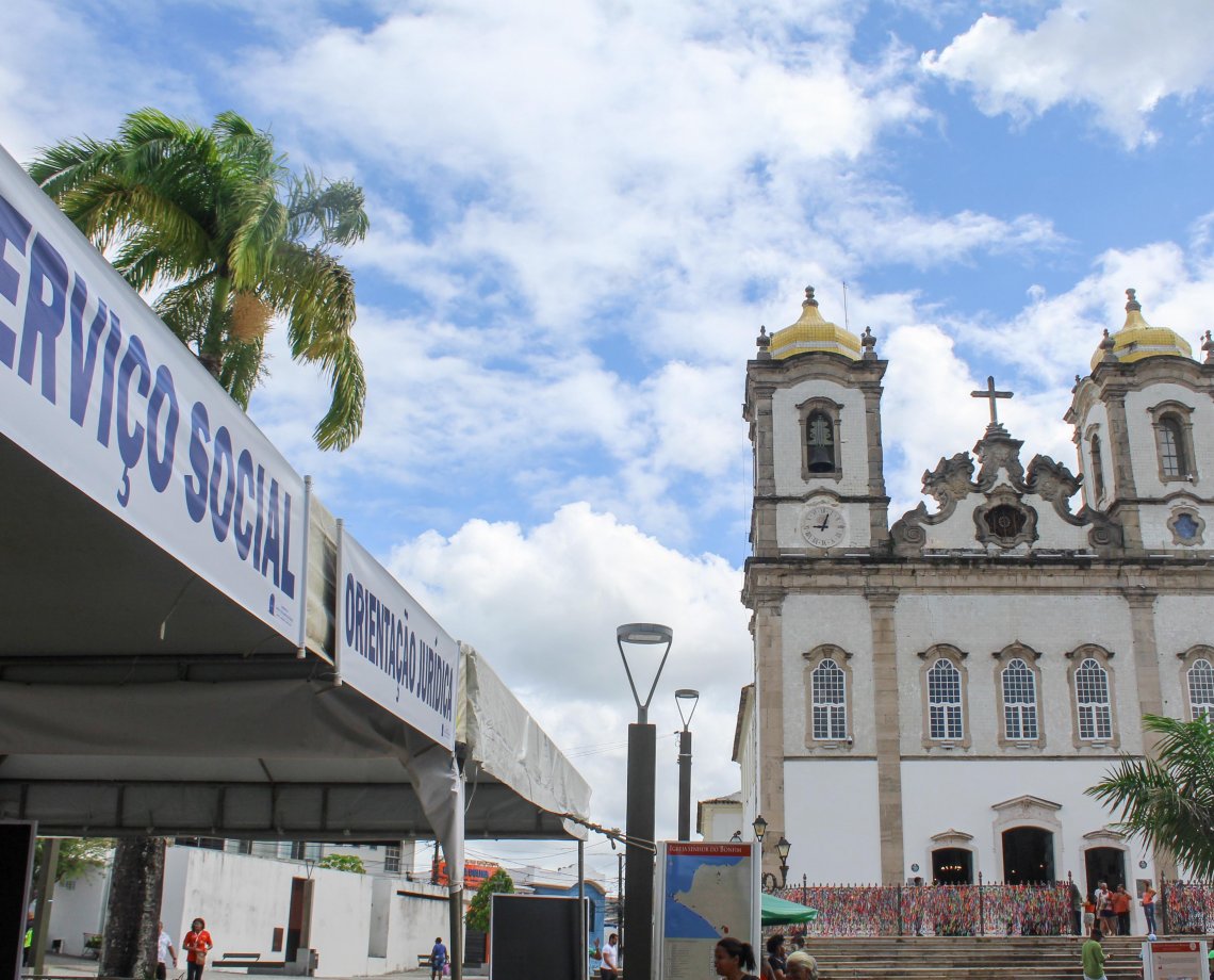 Semana do Pobre: serviços de saúde e bem-estar são oferecidos na Igreja do Bonfim