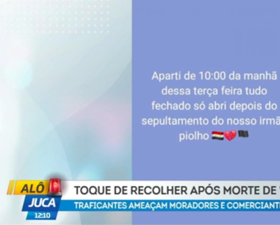 Tráfico determina toque de recolher na Ceasa após morte de traficante