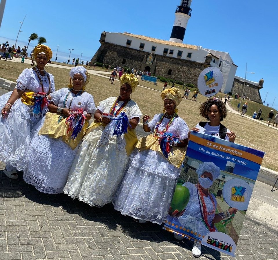 Dia das Baianas de Acarajé será comemorado com ações em Salvador e na Linha Verde