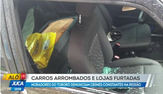 Carros arrombados e lojas futadas: moradores do Tororó denunciam crimes