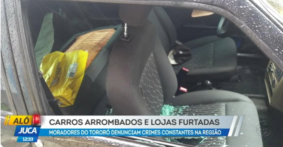 Carros arrombados e lojas futadas: moradores do Tororó denunciam crimes