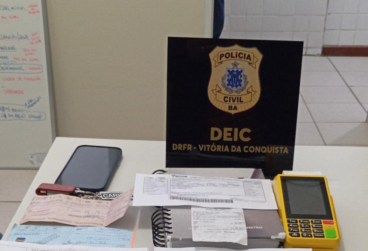 Homem é preso suspeito de furtar R$ 400 mil de uma empresa em Vitória da Conquista 