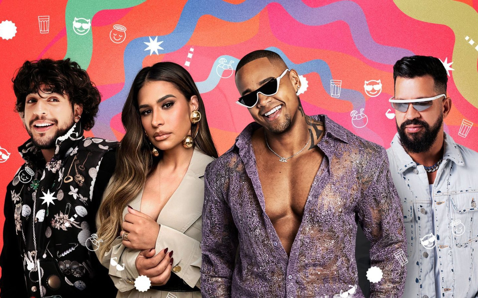 Léo Santana anuncia Nattan, Simone Mendes e Dennis no Baile da Santinha