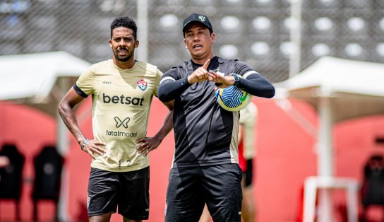 Vitória realiza penúltimo treino para o jogo contra o Fortaleza