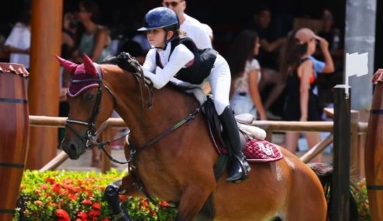 Atleta baiana de 9 anos é campeã do Circuito Norte/Nordeste de hipismo