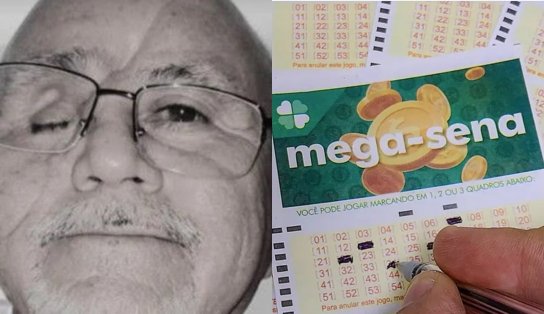 Idoso morre 24 dias após resgatar prêmio de R$ 201 milhões da Mega-Sena 