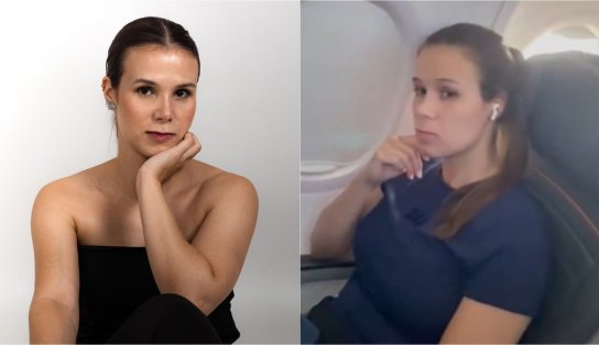 O nome dela é Jeniffer e ela não trocou de lugar no avião; houve crime?