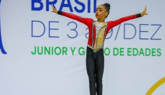 Bruna Sacramento é campeã sul-americana de Ginástica Rítmica