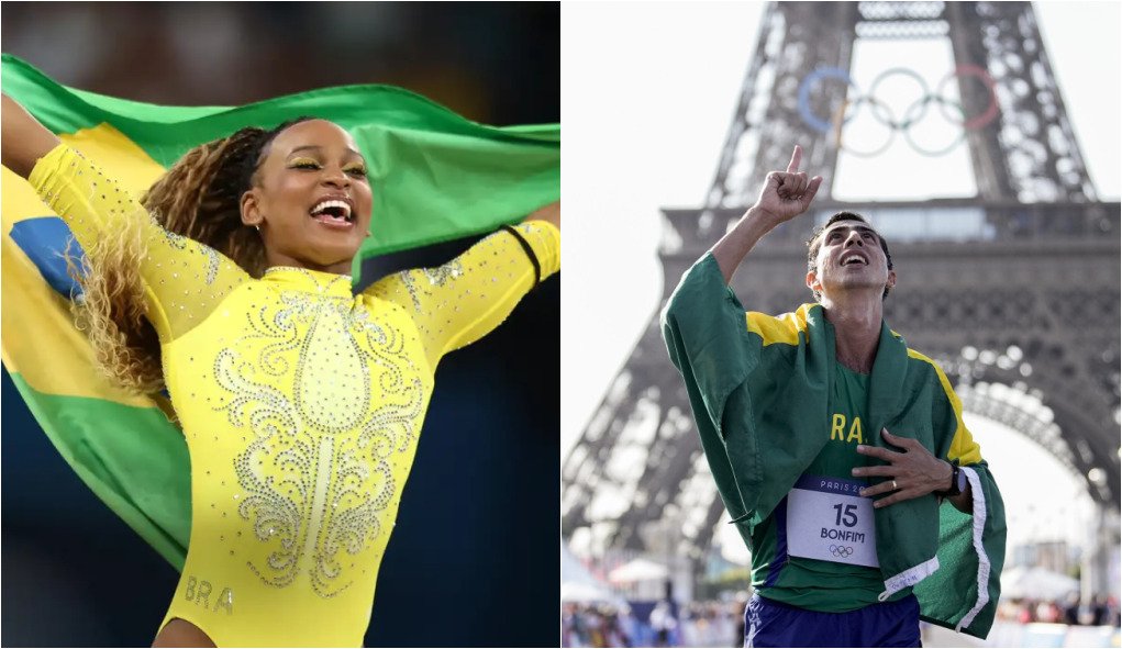 Rebeca Andrade e Caio Bonfim são destaques do Prêmio Brasil Olímpico