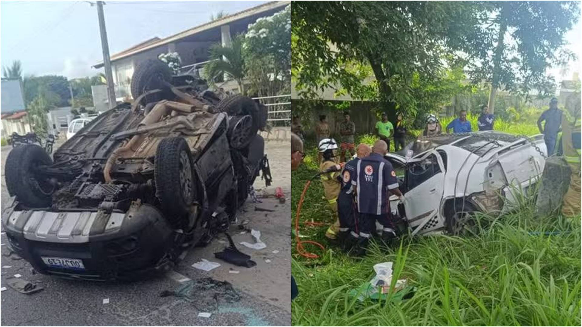 Bebê morre e seis ficam feridos em acidente na BA-001, no sul da Bahia