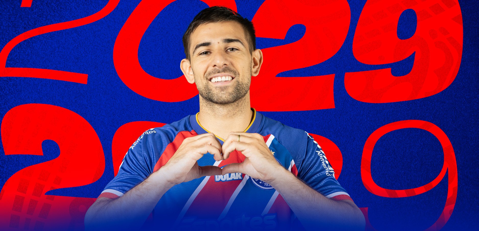 Bahia anuncia contratação em definitivo do uruguaio Nicolás Acevedo