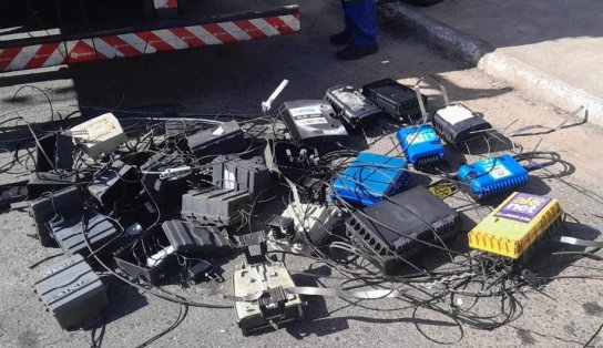 Coelba remove mais de 15 toneladas de cabos irregulares de internet na Bahia