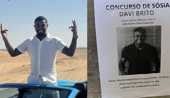 Concurso para eleger sósia de Davi Brito acontece nesta quinta