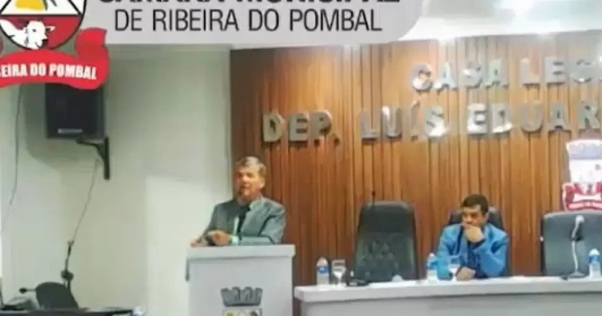 Vereador de Ribeira do Pombal é acusado de racismo em sessão solene