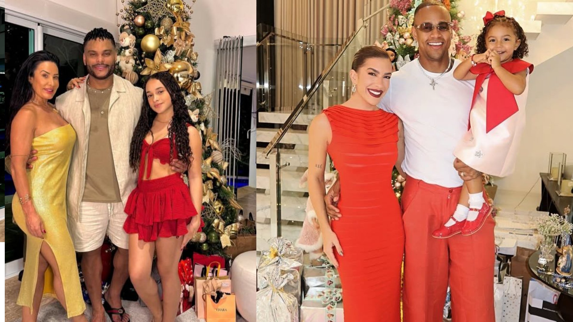 Famosos comemoram Natal em família; veja fotos 