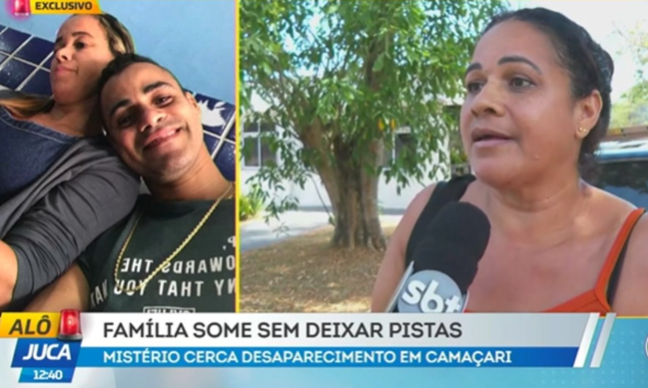 Família está desaparecida desde o início do mês, em Camaçari; mãe relata silêncio e falta de pistas