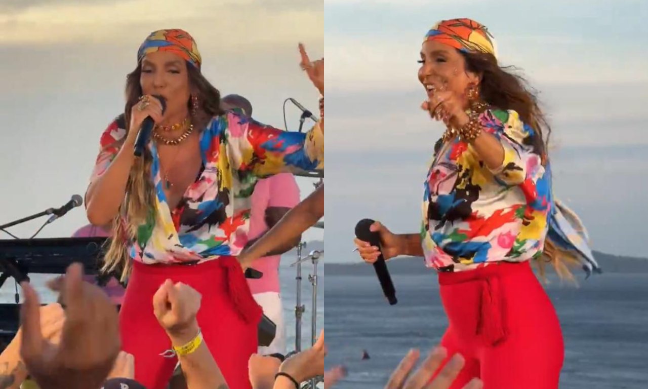 Ivete grava EP novo 'O Verão Bateu em Minha Porta' no Farol da Barra 