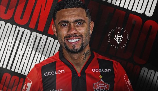 Vitória anuncia a contratação do atacante Wellington Rato