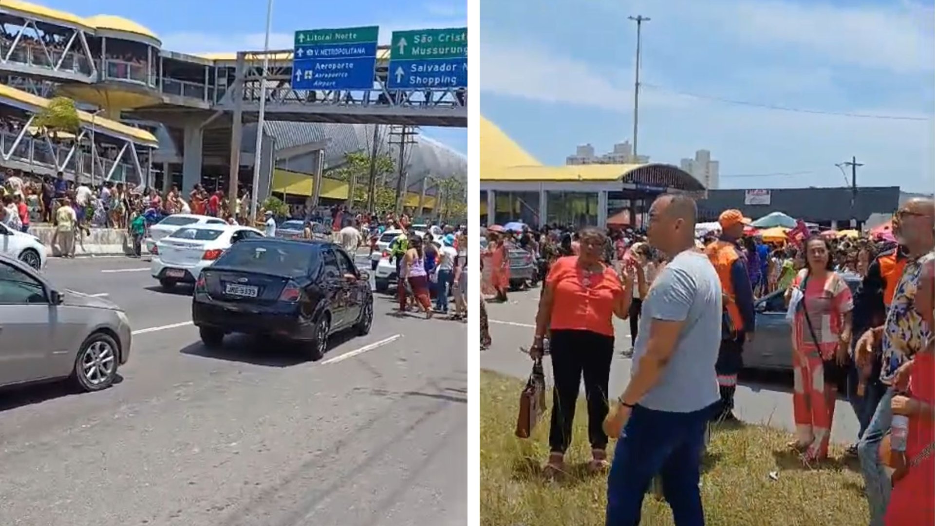 Transalvador orienta que condutores evitem trafegar na avenida Luís Viana Filho no início da tarde deste domingo