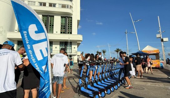 Serviço de patinetes elétricas entra em operação na capital baiana