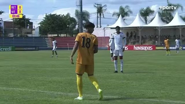 Vitória faz gol no último minuto e arranca empate com o Retrô na Copinha