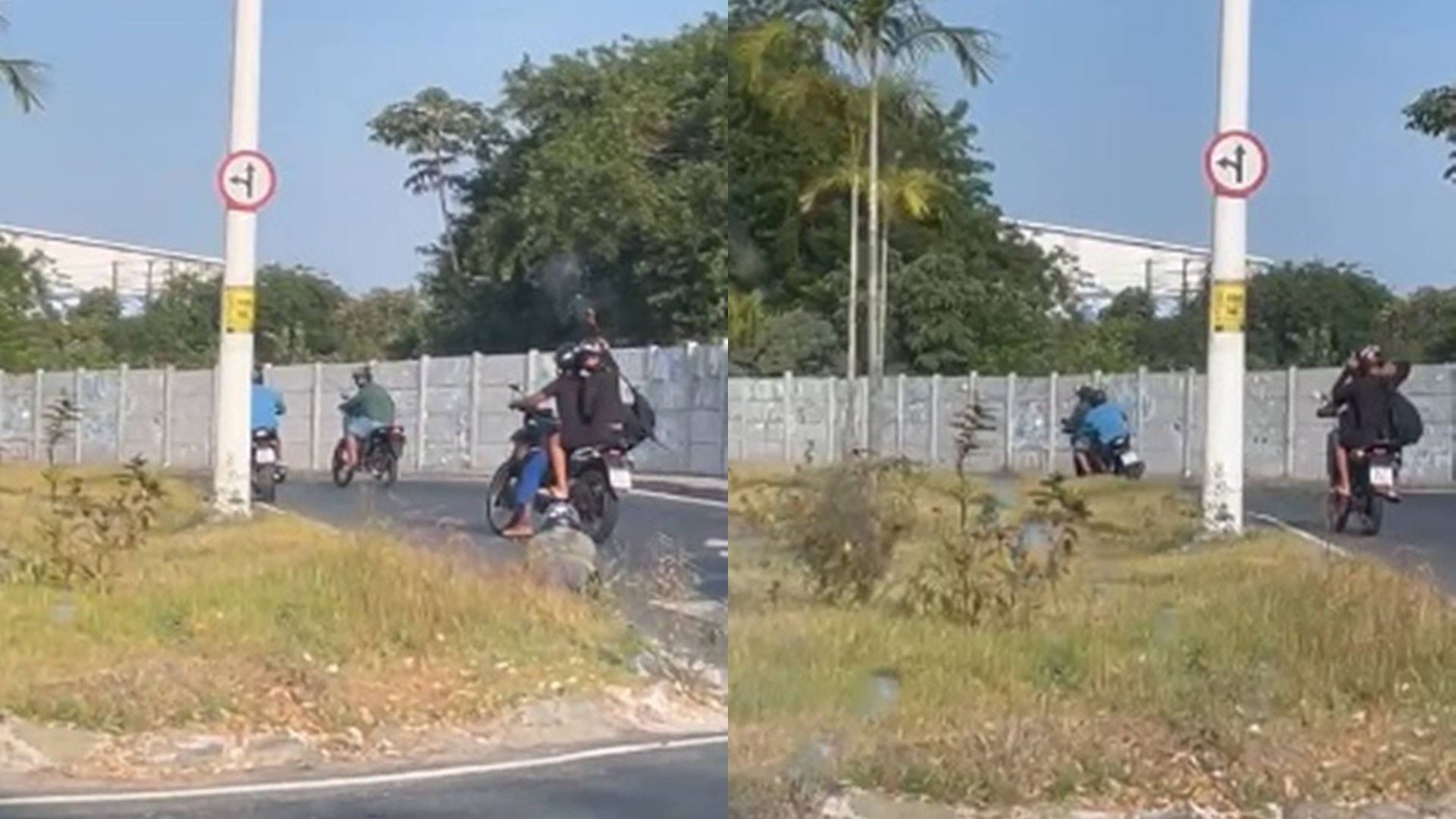 Assalto a moto termina em tiro no bairro de Pau da Lima; veja vídeo